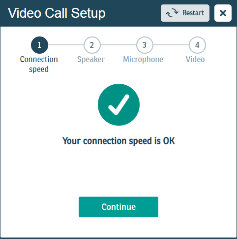 Old video call setup