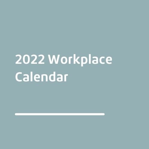 2022 Workplace Calendar